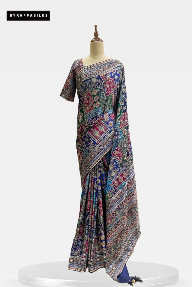 Cocktail Saree with Sequence & Ready Blouse  QS301361