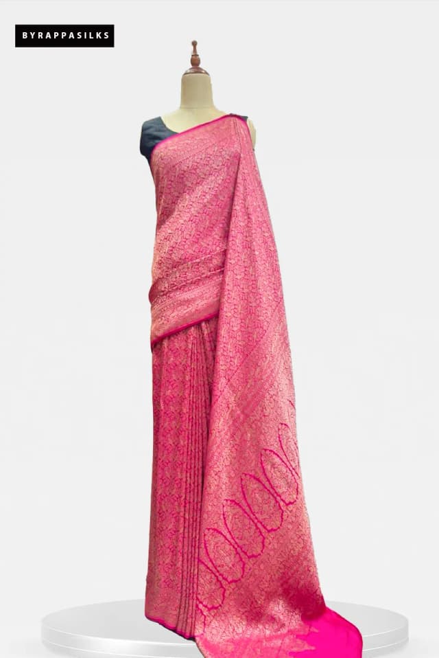 Banarsi Saree Pink Colour AA200944