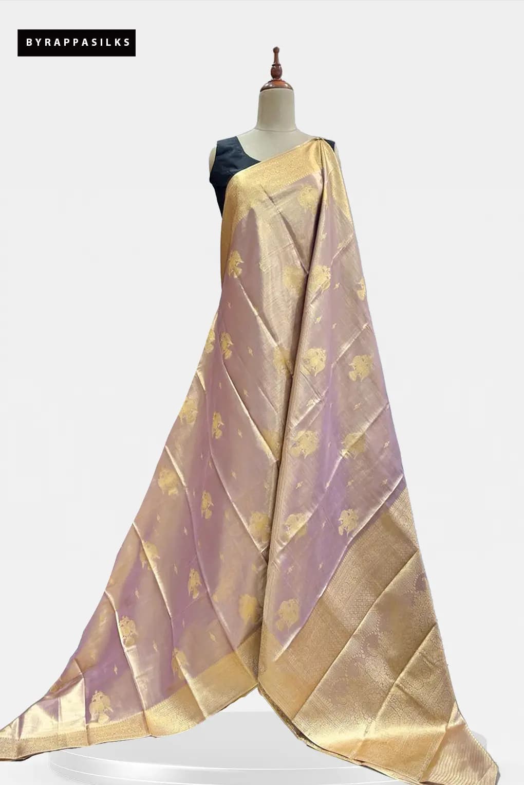 Tissue Semi Kanchipuram Saree AA210413
