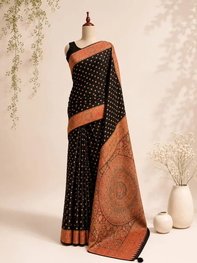 Banarasi Saree Black AA313894