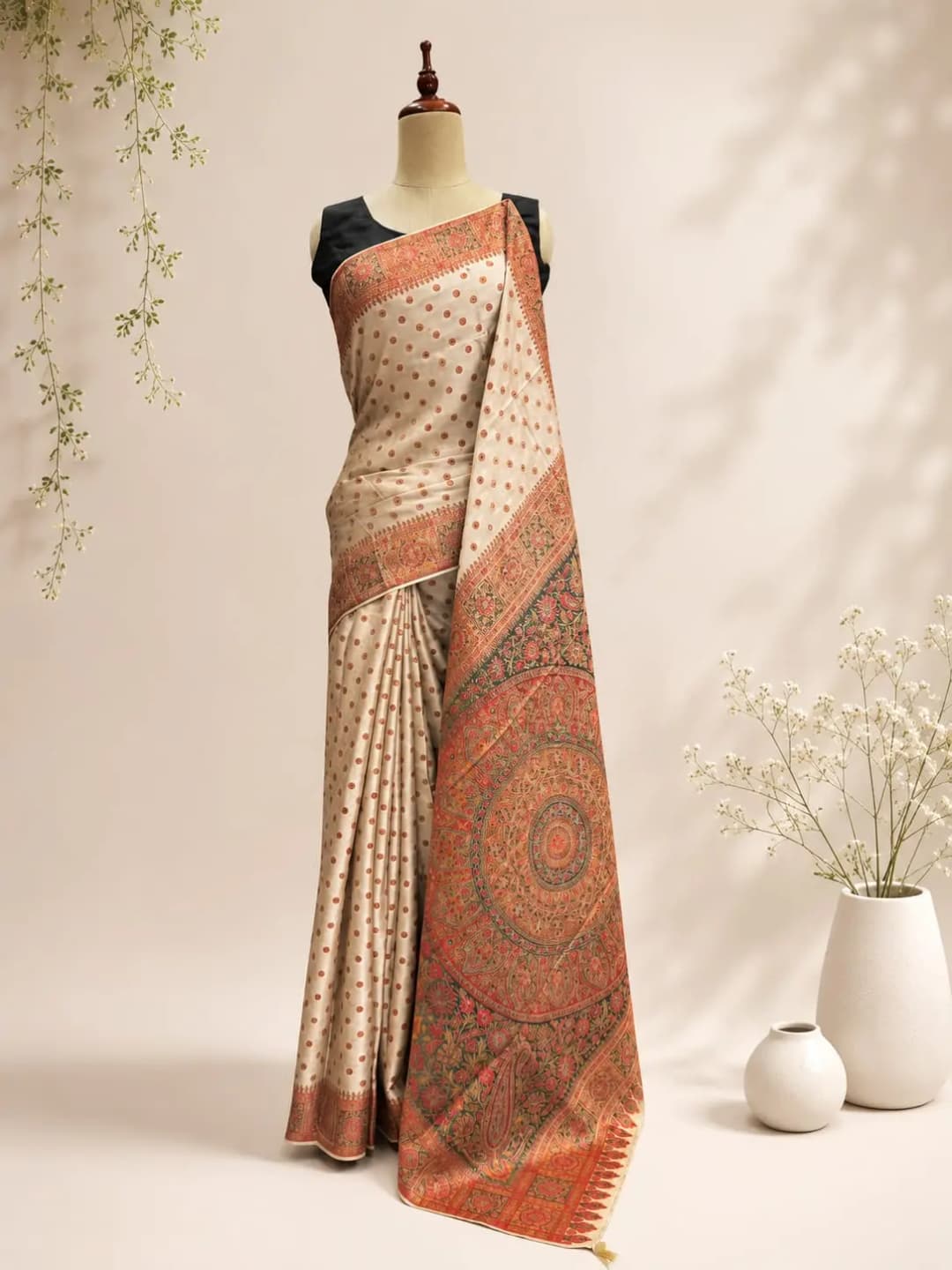 Banarasi Saree Beige AA313894