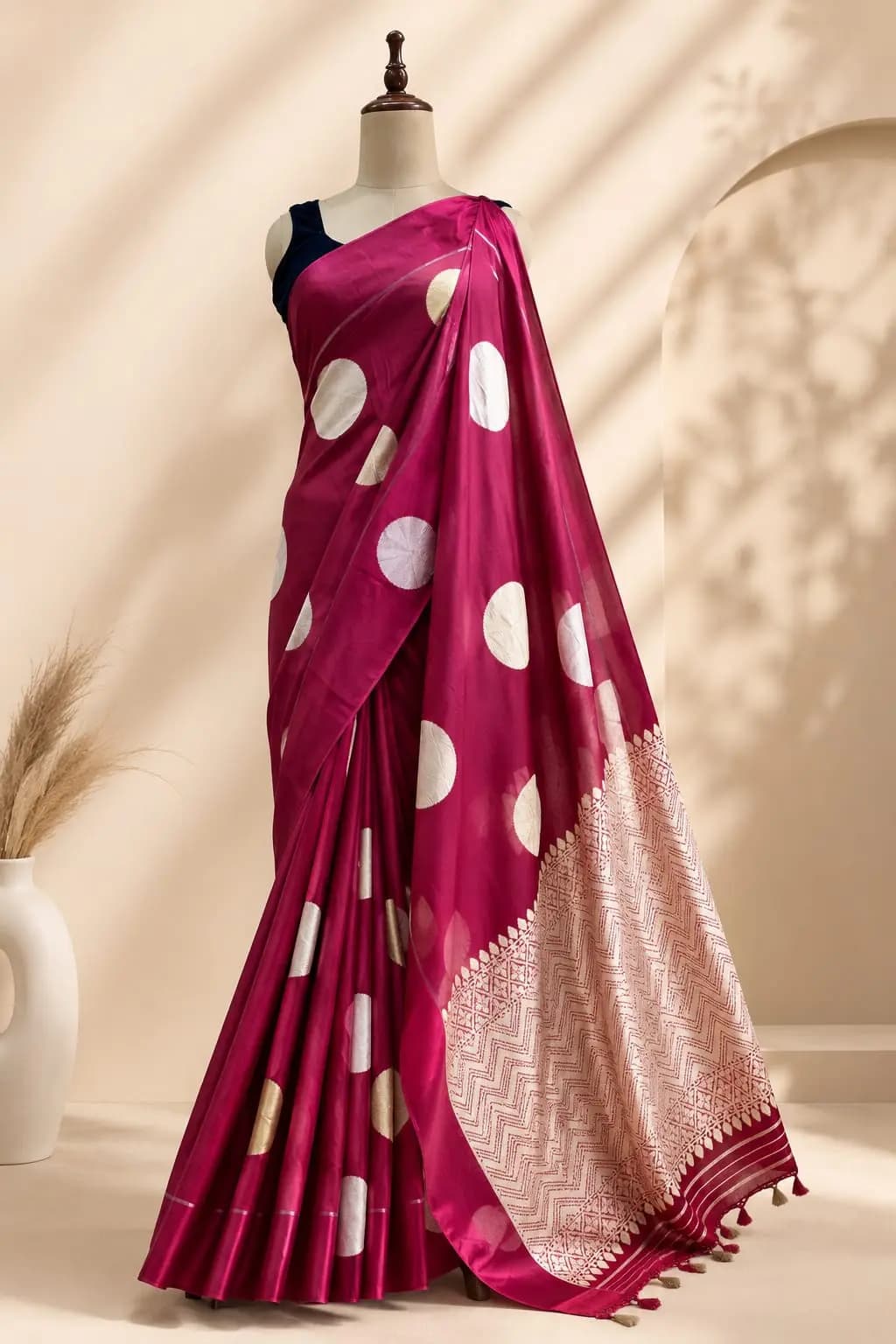 Pure Handloom Mashru Saree AA314811