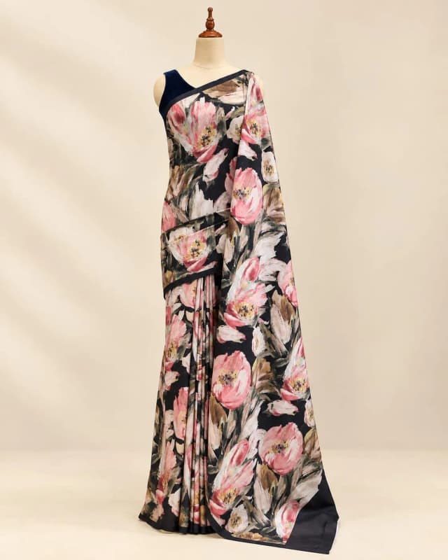 Printed Semi Tussar Saree AA321611