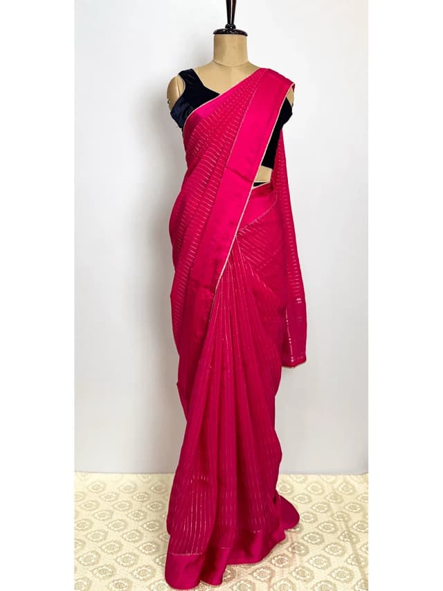 Designer Fancy Saree with Blouse - QS217208