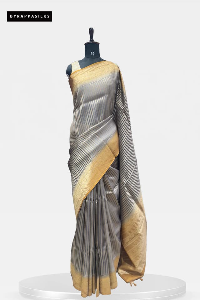 Pure Organza saree With Banarasi Border QS279600