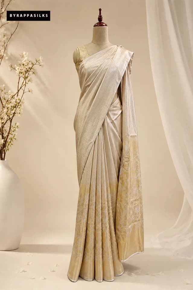 Gold Tissue Saree AA315345
