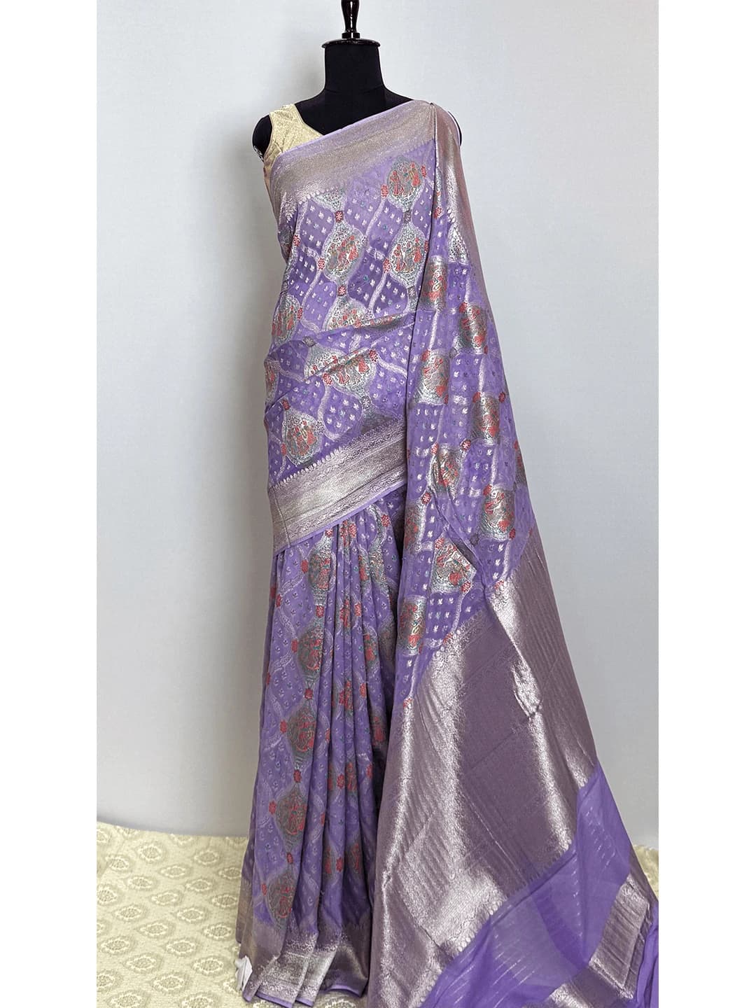 Pure Georgette Banarasi Saree - QS218739